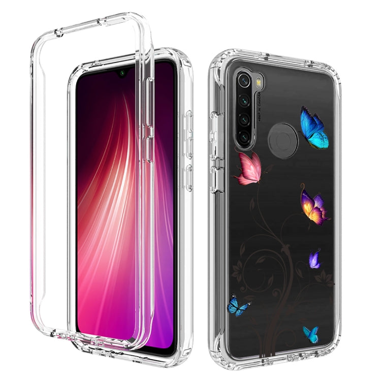 For Xiaomi Redmi Note 8 PC+TPU Transparent Painted Phone Case
