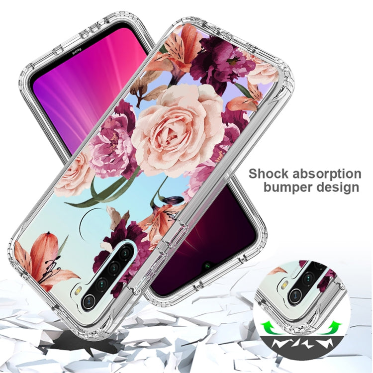 For Xiaomi Redmi Note 8 PC+TPU Transparent Painted Phone Case