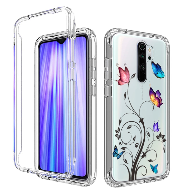 For Xiaomi Redmi Note 8 Pro PC+TPU Transparent Painted Phone Case