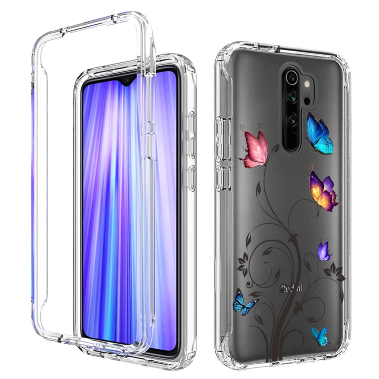 For Xiaomi Redmi Note 8 Pro PC+TPU Transparent Painted Phone Case