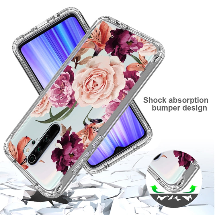 For Xiaomi Redmi Note 8 Pro PC+TPU Transparent Painted Phone Case