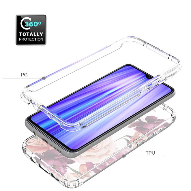 For Xiaomi Redmi Note 8 Pro PC+TPU Transparent Painted Phone Case