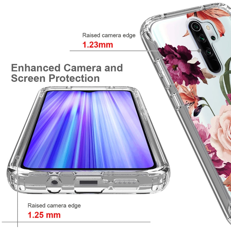 For Xiaomi Redmi Note 8 Pro PC+TPU Transparent Painted Phone Case