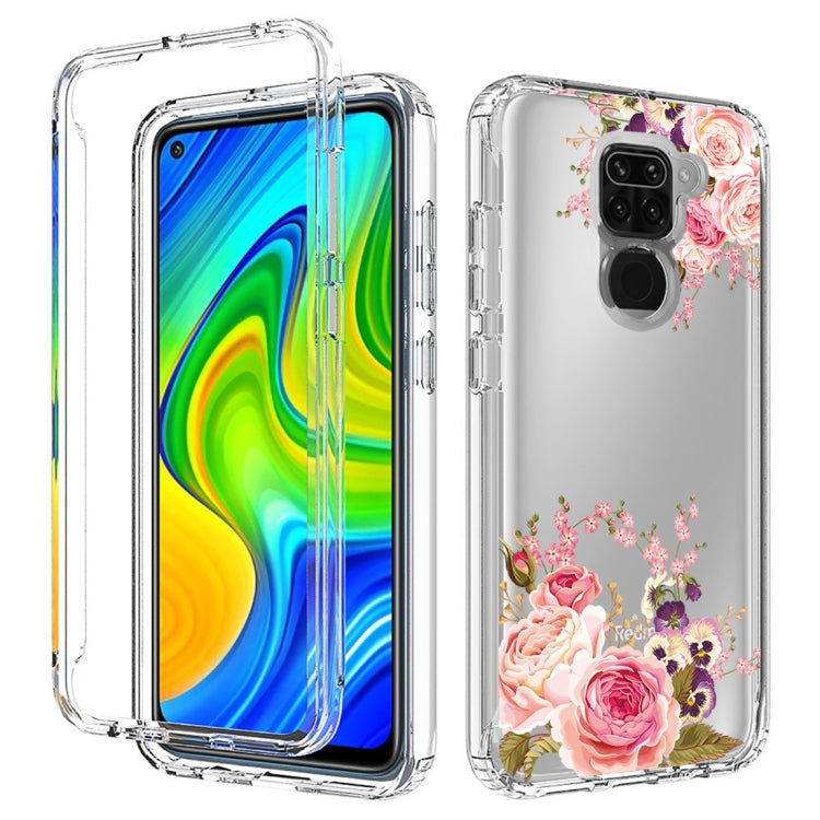 For Xiaomi Redmi Note 9 PC+TPU Transparent Painted Phone Case