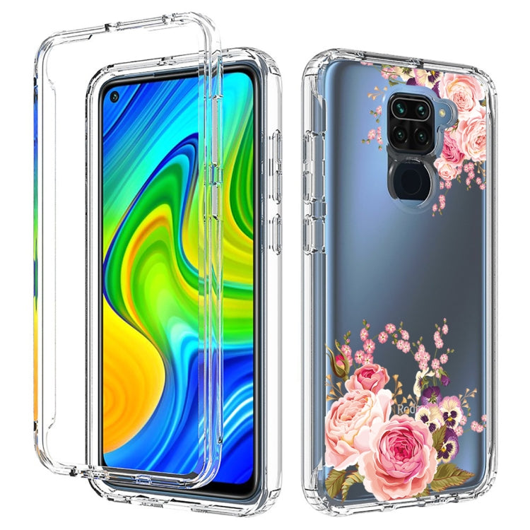 For Xiaomi Redmi Note 9 PC+TPU Transparent Painted Phone Case
