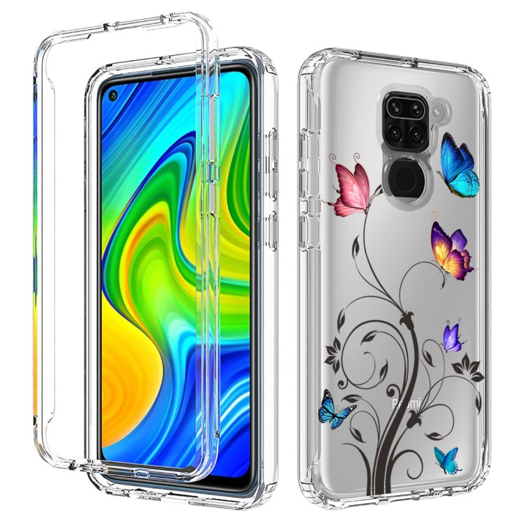 For Xiaomi Redmi Note 9 PC+TPU Transparent Painted Phone Case