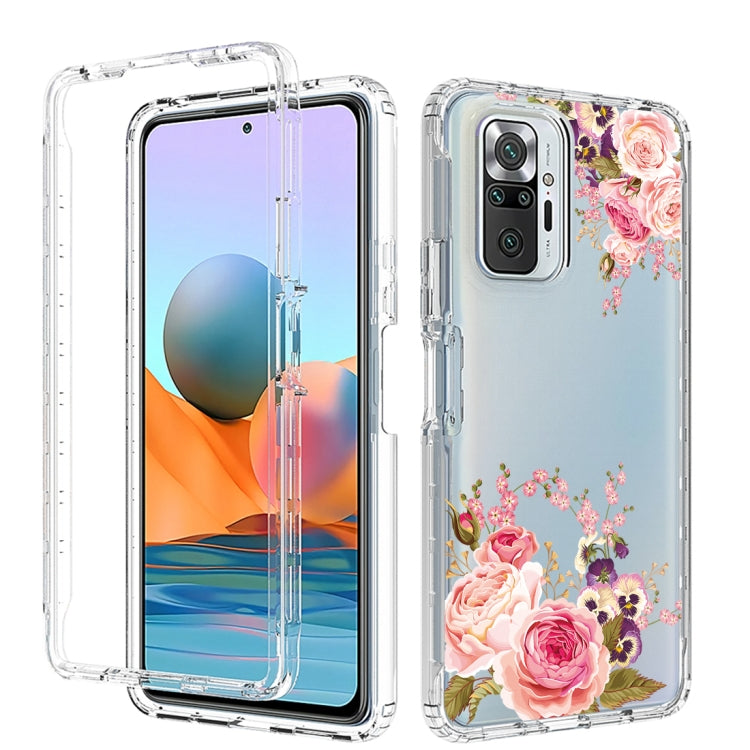 For Xiaomi Redmi Note 10 Pro PC+TPU Transparent Painted Phone Case
