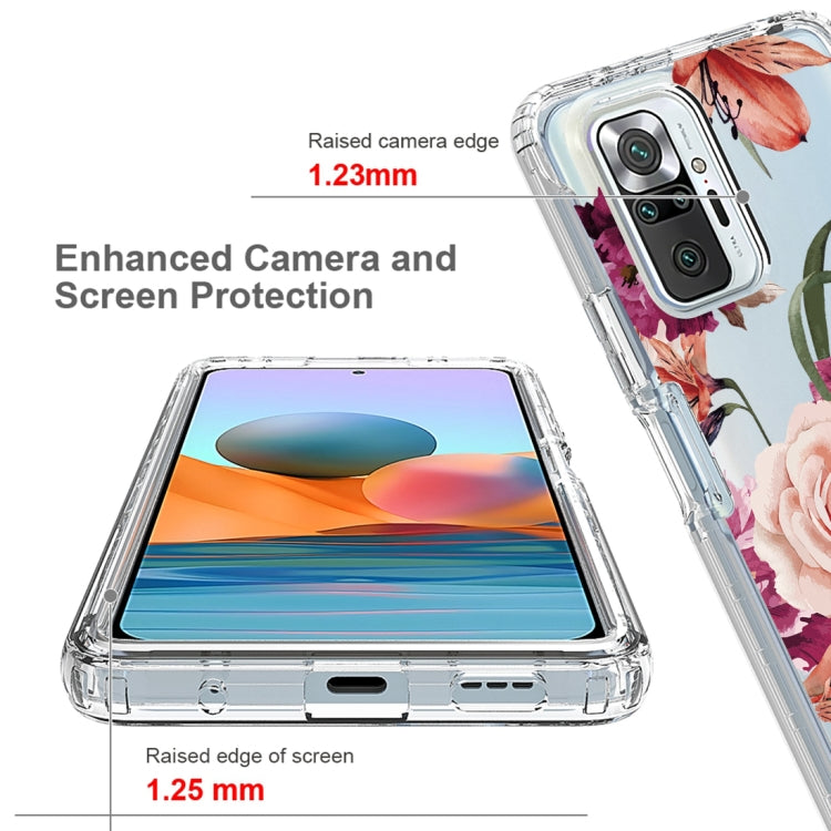 For Xiaomi Redmi Note 10 Pro PC+TPU Transparent Painted Phone Case