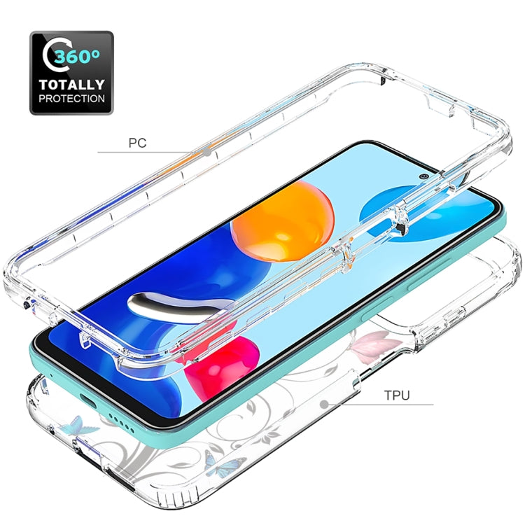 For Xiaomi Redmi Note 11 PC+TPU Transparent Painted Phone Case