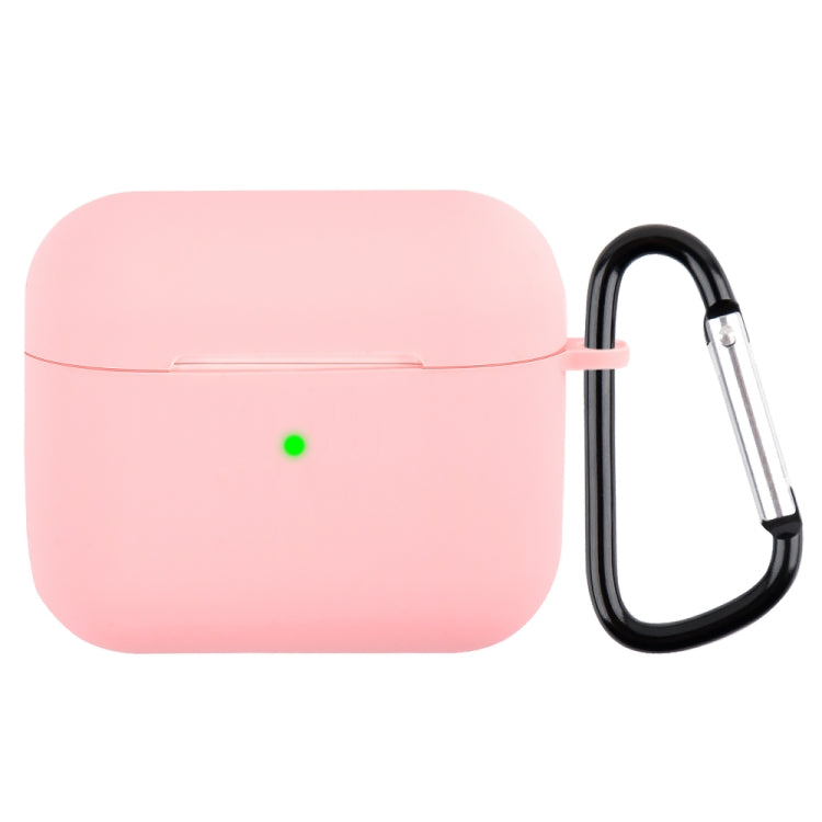 Wireless Earphone Silicone Protective Case with Carabiner For AirPods 3