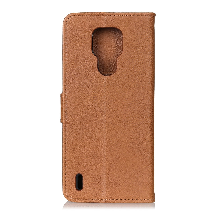 For Motorola E7 Cowhide Texture Horizontal Flip Leather Case with Holder & Card Slots & Wallet