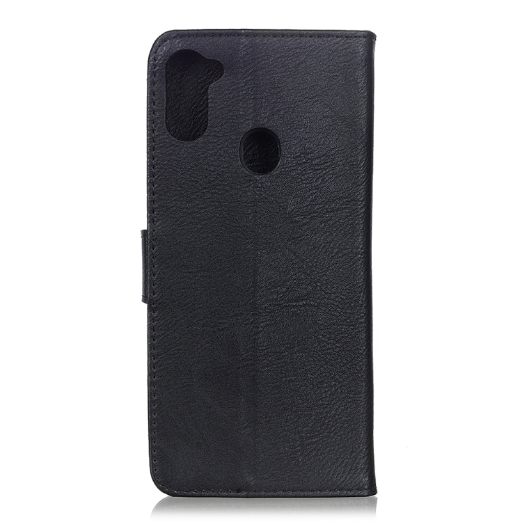 For Galaxy A11 Cowhide Texture Horizontal Flip Leather Case with Holder & Card Slots & Wallet