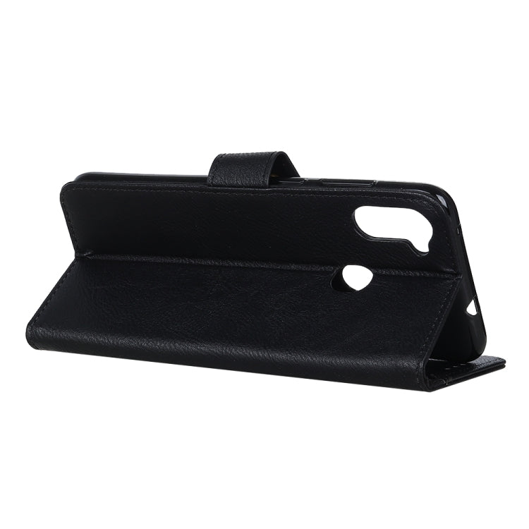 For Galaxy A11 Cowhide Texture Horizontal Flip Leather Case with Holder & Card Slots & Wallet