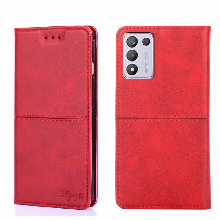 For OPPO K9s/Realme Q3s Cow Texture Magnetic Horizontal Flip Leather Phone Case