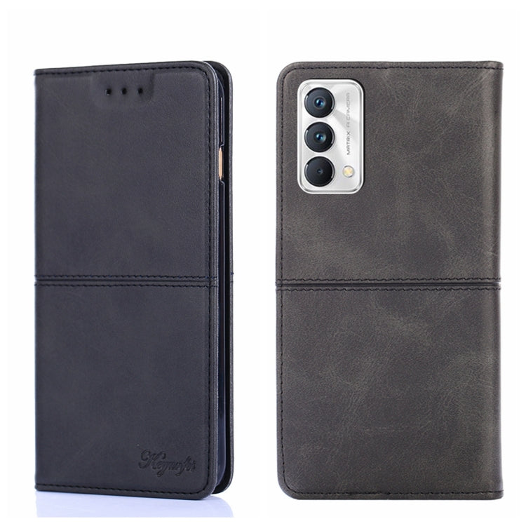 For OPPO Realme GT Explorer Maste/Realme GT Master/Realme Q3 Pro Carnival Cow Texture Magnetic Horizontal Flip Leather Phone Case