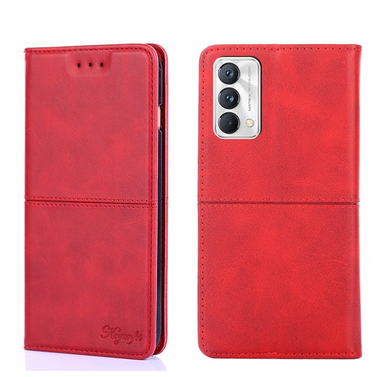 For OPPO Realme GT Explorer Maste/Realme GT Master/Realme Q3 Pro Carnival Cow Texture Magnetic Horizontal Flip Leather Phone Case