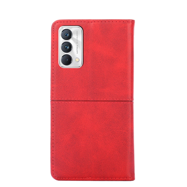 For OPPO Realme GT Explorer Maste/Realme GT Master/Realme Q3 Pro Carnival Cow Texture Magnetic Horizontal Flip Leather Phone Case
