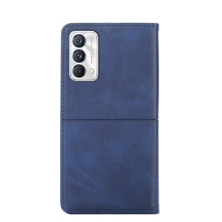 For OPPO Realme GT Explorer Maste/Realme GT Master/Realme Q3 Pro Carnival Cow Texture Magnetic Horizontal Flip Leather Phone Case