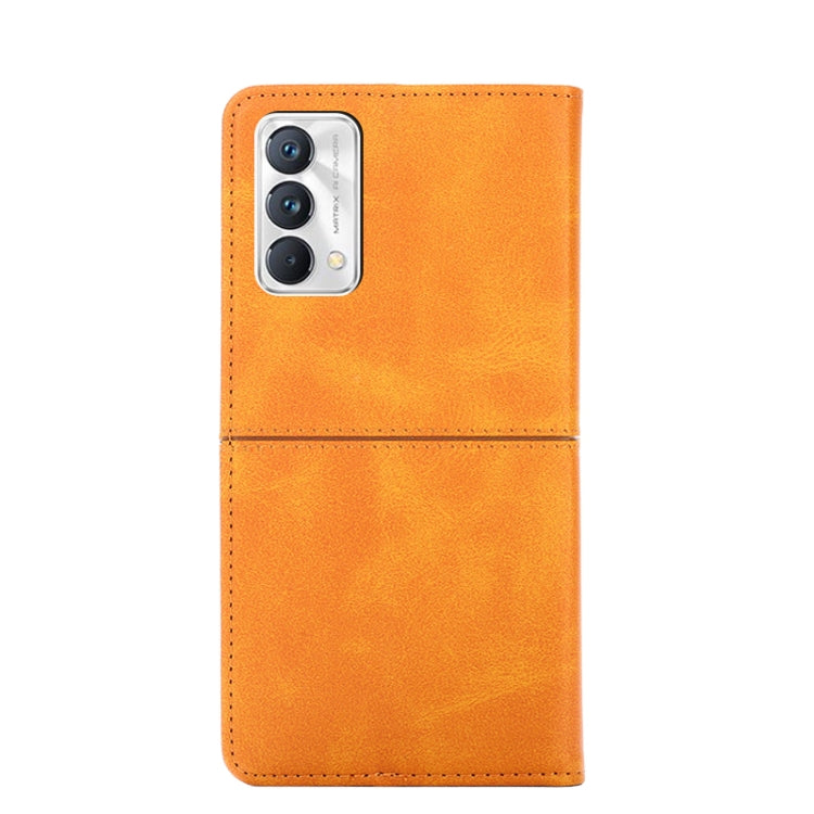 For OPPO Realme GT Explorer Maste/Realme GT Master/Realme Q3 Pro Carnival Cow Texture Magnetic Horizontal Flip Leather Phone Case