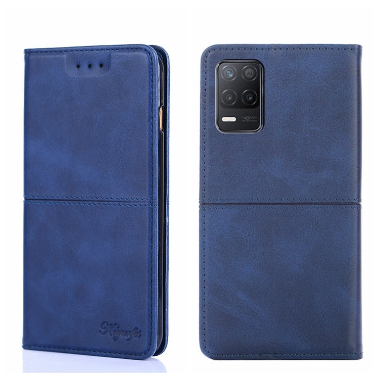 For OPPO Realme V13 5G Cow Texture Magnetic Horizontal Flip Leather Phone Case