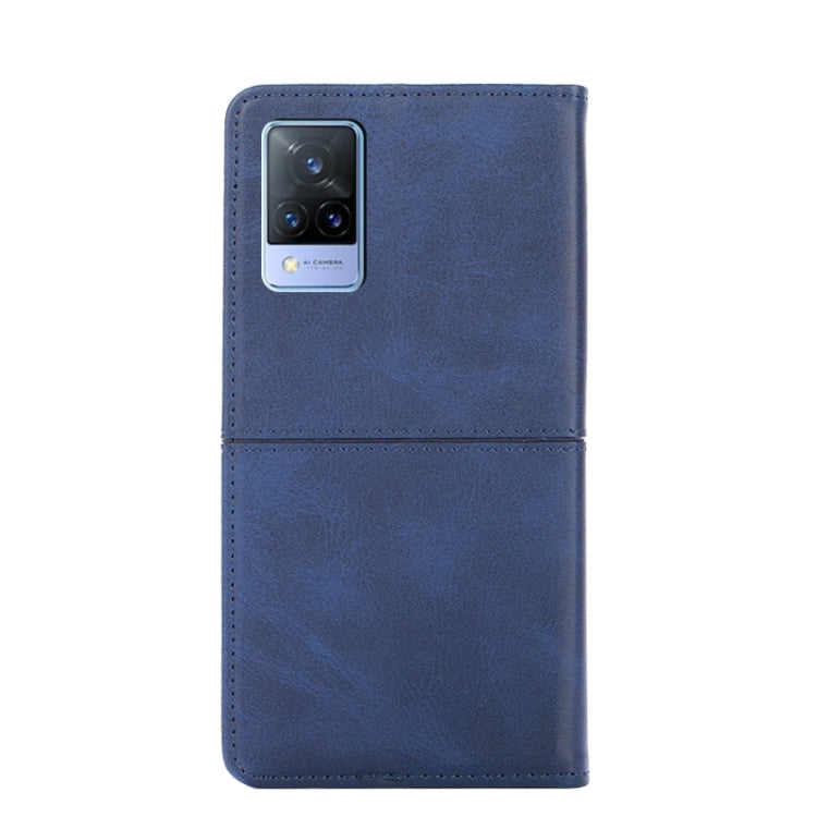For vivo V21 4G/V21 5G Cow Texture Magnetic Horizontal Flip Leather Phone Case