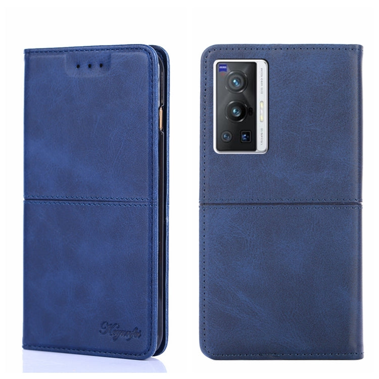 For vivo X70 Pro Cow Texture Magnetic Horizontal Flip Leather Phone Case