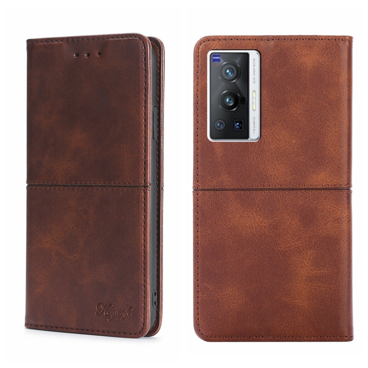 For vivo X70 Pro Cow Texture Magnetic Horizontal Flip Leather Phone Case