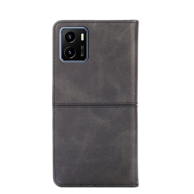 For vivo Y15S Global Cow Texture Magnetic Horizontal Flip Leather Phone Case