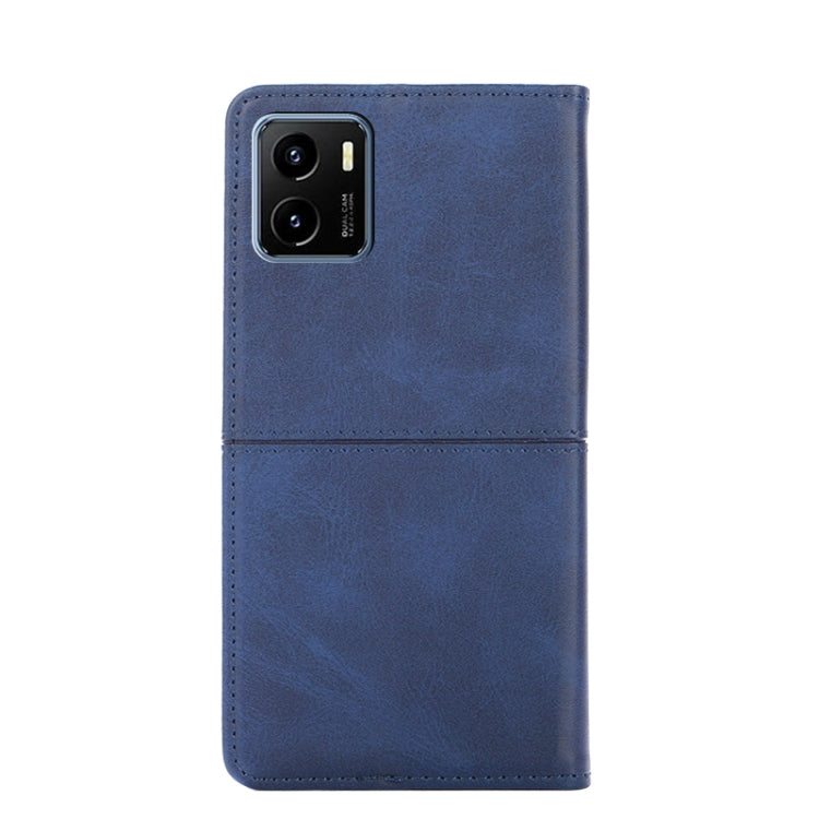 For vivo Y15S Global Cow Texture Magnetic Horizontal Flip Leather Phone Case