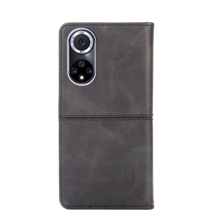 For Huawei Nova 9 Cow Texture Magnetic Horizontal Flip Leather Phone Case