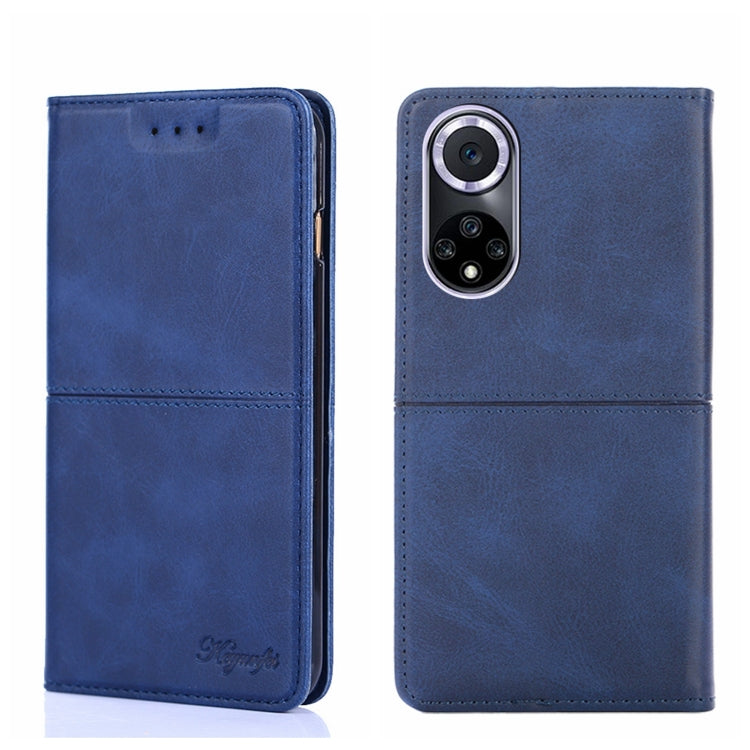 For Huawei Nova 9 Cow Texture Magnetic Horizontal Flip Leather Phone Case
