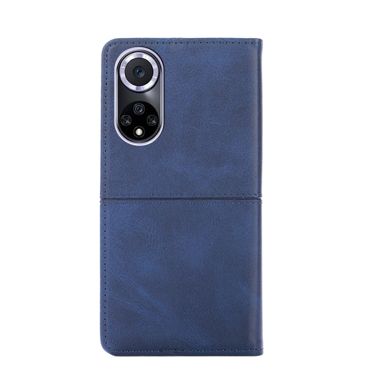 For Huawei Nova 9 Cow Texture Magnetic Horizontal Flip Leather Phone Case