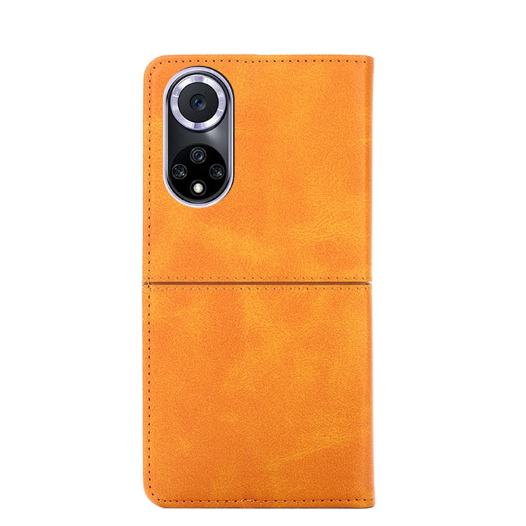 For Huawei Nova 9 Cow Texture Magnetic Horizontal Flip Leather Phone Case