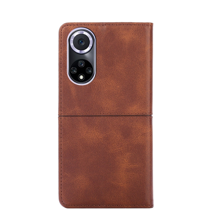 For Huawei Nova 9 Cow Texture Magnetic Horizontal Flip Leather Phone Case