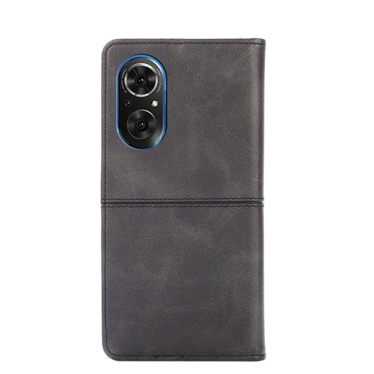 For Honor 50 Cow Texture Magnetic Horizontal Flip Leather Phone Case