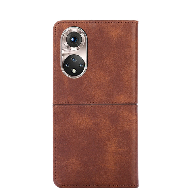 For Honor 50 Pro Cow Texture Magnetic Horizontal Flip Leather Phone Case
