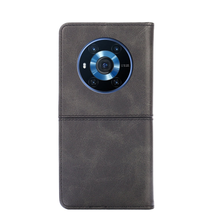 For Honor Magic3 Cow Texture Magnetic Horizontal Flip Leather Phone Case