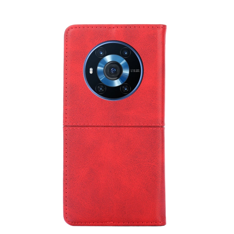 For Honor Magic3 Cow Texture Magnetic Horizontal Flip Leather Phone Case