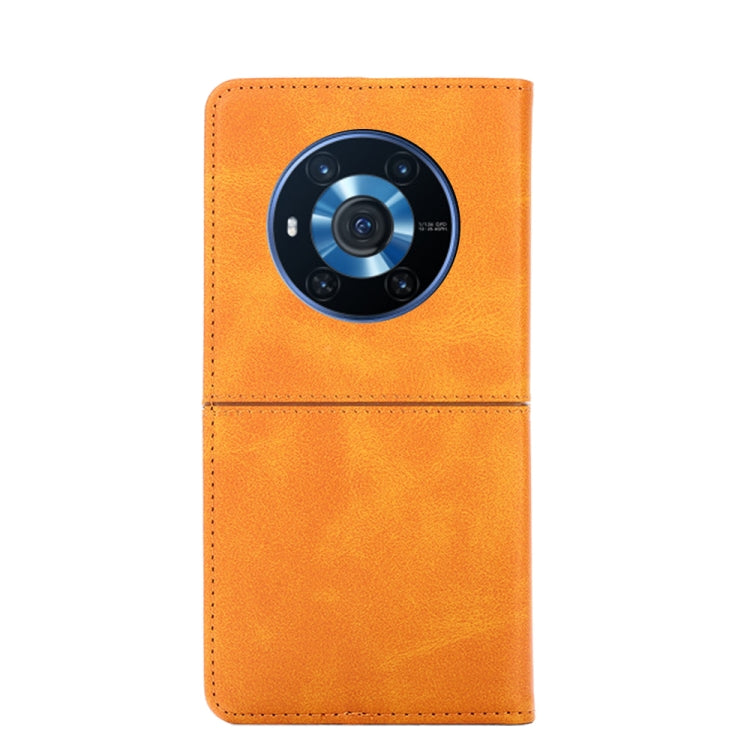 For Honor Magic3 Cow Texture Magnetic Horizontal Flip Leather Phone Case