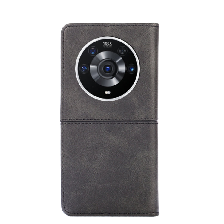 For Honor Magic3 Pro Cow Texture Magnetic Horizontal Flip Leather Phone Case