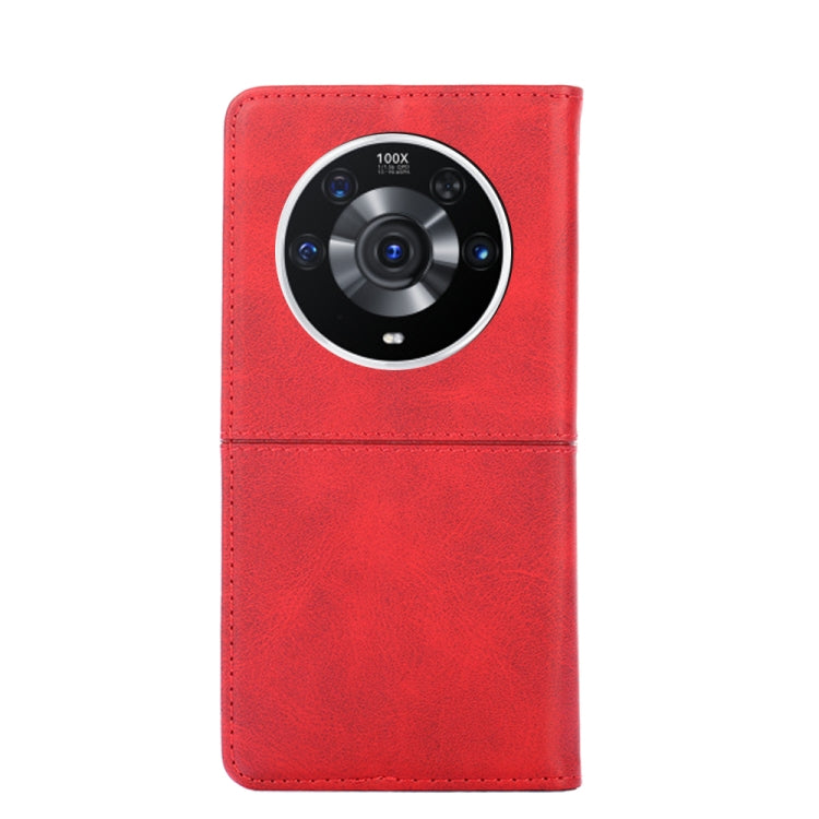 For Honor Magic3 Pro Cow Texture Magnetic Horizontal Flip Leather Phone Case