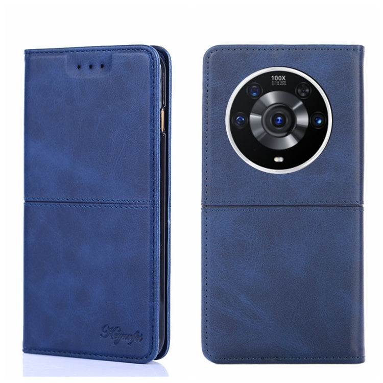 For Honor Magic3 Pro Cow Texture Magnetic Horizontal Flip Leather Phone Case