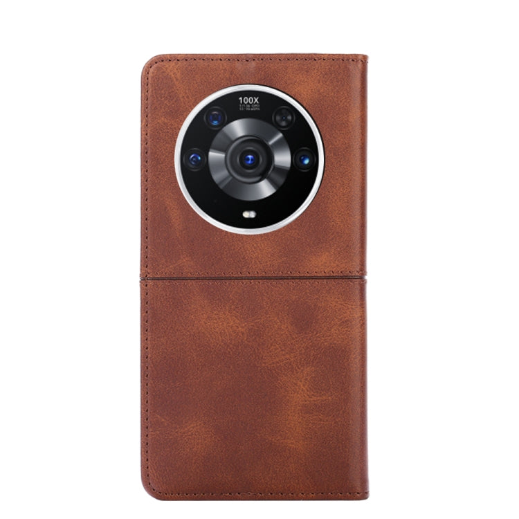 For Honor Magic3 Pro Cow Texture Magnetic Horizontal Flip Leather Phone Case