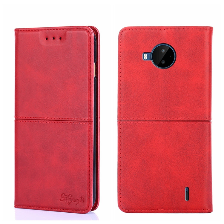 For Nokia C20 Plus Cow Texture Magnetic Horizontal Flip Leather Phone Case