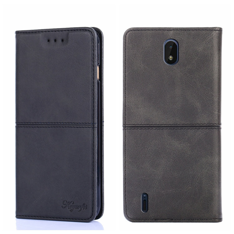 For Nokia C01 Plus/C1 2nd Editon Cow Texture Magnetic Horizontal Flip Leather Phone Case