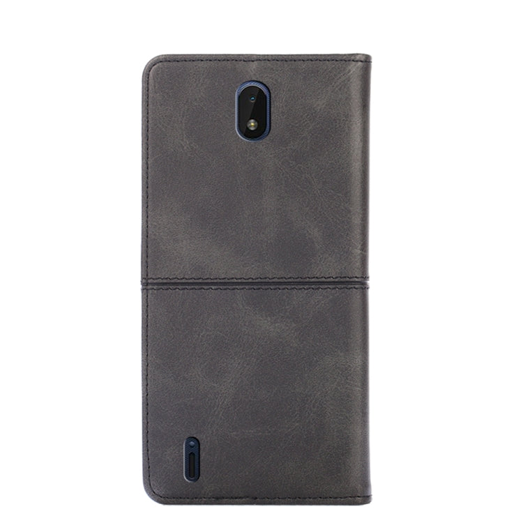 For Nokia C01 Plus/C1 2nd Editon Cow Texture Magnetic Horizontal Flip Leather Phone Case