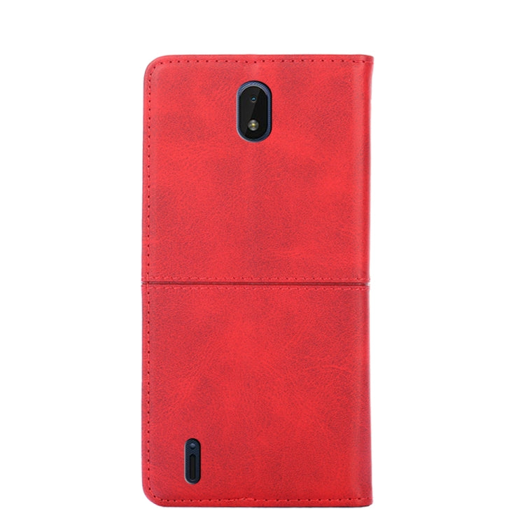 For Nokia C01 Plus/C1 2nd Editon Cow Texture Magnetic Horizontal Flip Leather Phone Case
