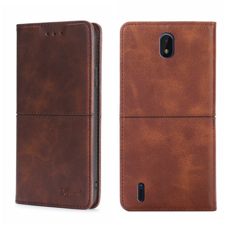 For Nokia C01 Plus/C1 2nd Editon Cow Texture Magnetic Horizontal Flip Leather Phone Case