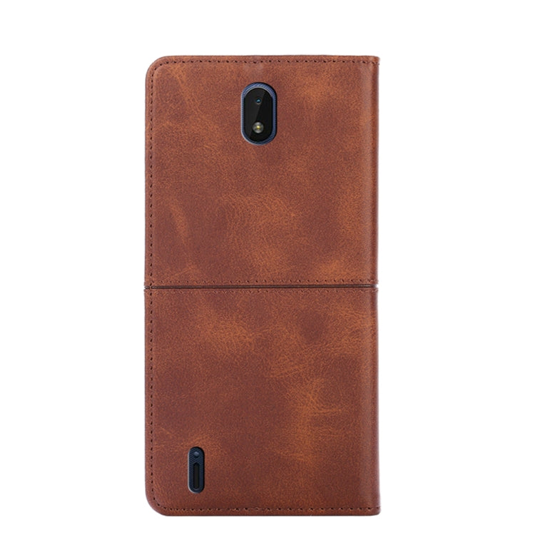 For Nokia C01 Plus/C1 2nd Editon Cow Texture Magnetic Horizontal Flip Leather Phone Case