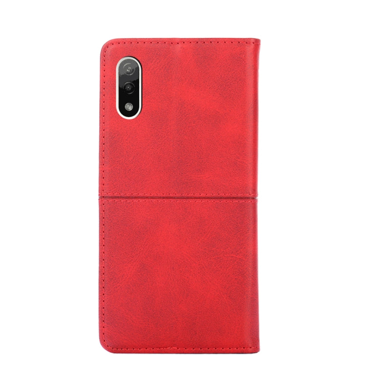 For Sony Xperia ACE II Cow Texture Magnetic Horizontal Flip Leather Phone Case